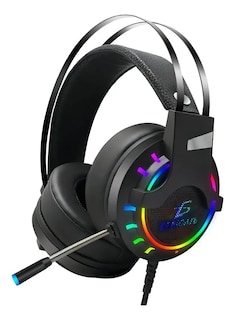 Foto 1 | Foto 1 | Audífonos Gamer Ergonómicos Micrófono Color Negro Luz Led Ele-gate