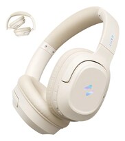 Audífonos Inalámbricos Diadema Bluetooth Anc Havit Lifenc02h Color Beige