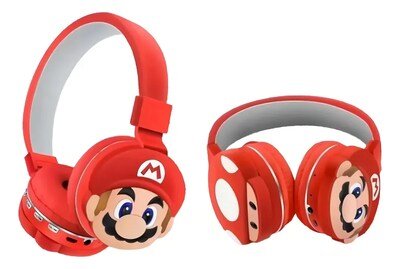 Foto 1 | Foto 1 | Auriculares Inalámbricos Oem Mario Bros Ah-806 Rojo