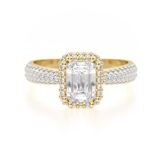 Foto 1 | Foto 1 | Anillo De Compromiso Esmeralda 10k Oro Amarillo