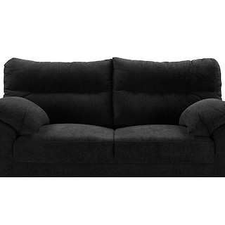 Foto 6 | Foto 7 | Sala Dicasa Monza Color Black 2 Piezas (sofá Y Love Seat)