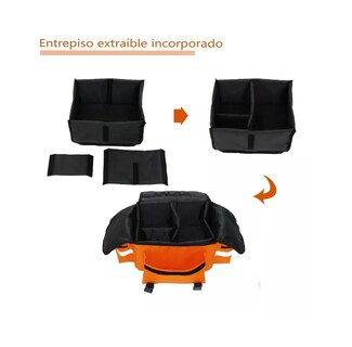 Foto 4 | Foto 4 | Botiquín Belug Mochila Primeros Auxilios Med Portátil Paramédico Anaranjado