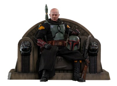 Foto 1 | Foto 1 | Boba Fett Repaint Armor And Throne Star War The Mandalorian Por Hot Toys