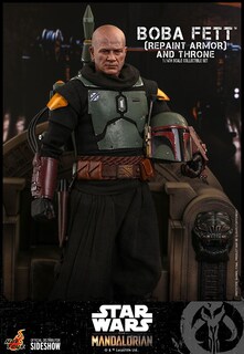 Foto 2 | Foto 2 | Boba Fett Repaint Armor And Throne Star War The Mandalorian Por Hot Toys