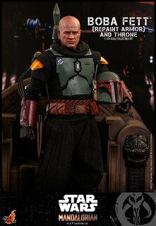 Foto 4 | Foto 4 | Boba Fett Repaint Armor And Throne Star War The Mandalorian Por Hot Toys