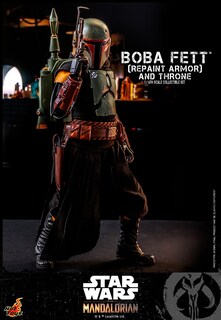 Foto 6 | Foto 6 | Boba Fett Repaint Armor And Throne Star War The Mandalorian Por Hot Toys