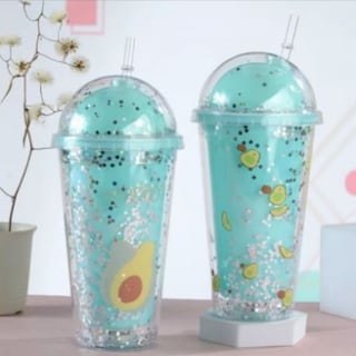 Foto 6 | Foto 6 | Vaso De Acrílico Con Tapa Cm-top De Aguacate De 450 Ml