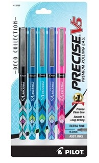 Foto 1 | Foto 1 | Bolígrafo Rolling Pilot Precise V5 Deco 0 5 Mm Paquete De 5 - Venta Internacional.