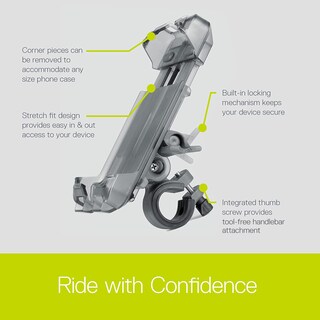 Foto 4 | Foto 4 | Soporte Para Teléfono Para Bicicleta Delta Cycle Bloqueable Se Ajusta A Cualquier Tamaño - Venta Internacional.