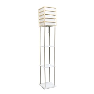 Foto 1 | Foto 1 | Lámpara De Piso Etagere Metálica Lf1022-lwd De Diseño Simple 152 Cm - Venta Internacional.