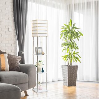 Foto 3 | Foto 3 | Lámpara De Piso Etagere Metálica Lf1022-lwd De Diseño Simple 152 Cm - Venta Internacional.