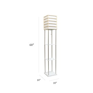 Foto 6 | Foto 6 | Lámpara De Piso Etagere Metálica Lf1022-lwd De Diseño Simple 152 Cm - Venta Internacional.