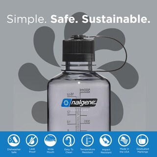 Foto 2 | Foto 2 | Botella De Agua Nalgene Sustain Tritan Sin Bpa De 500 Ml Color Gris - Venta Internacional.