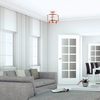 Foto 5 | Foto 5 | Lámpara De Techo Elegant Designs Fm1005-rgd 13'' Oro Rosado - Venta Internacional.