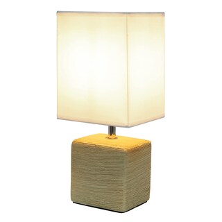 Foto 4 | Foto 4 | Lamp Simple Designs Lt2072-bge Piedra Sintética De Color Beige Con Pantalla Blanca - Venta Internacional.
