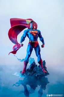 Foto 7 | Foto 7 | Estatua Purearts Dc Heroes Superman Classic De 30 Cm A Escala 1/8 - Venta Internacional.