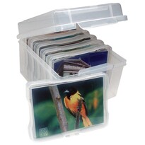 Caja De Almacenamiento Advantus Photo Keeper Transparente 19 X 24 X 14 Cm - Venta Internacional.