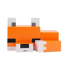 Lab.g Lampara De Noche Zorro Luz Decorativa Amarillo