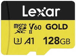Tarjeta Micro Sd Lexar 128 Gb Dorada Uhs-ii V60 A1 280 Mb/s - Venta Internacional.