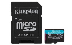 Tarjeta Microsd Kingston Canvas Go Plus De 512 Gb Clase 10 U3 V30 - Venta Internacional.