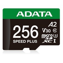 Tarjeta De Memoria Adata Speed Plus Microsdxc 256gb Uhs-i U3 Class 10 - Venta Internacional.