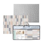 Tapete Plegable Reversible Para Bebé Tapete De Juego Nap Baby- Mosaicos