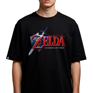 Foto 1 | Foto 1 | Playera Zelda Hombre Mujer Negro Ocarina Of Time Nintendo Oficial