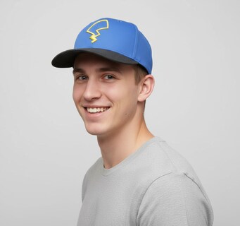 Foto 2 | Foto 2 | Bioworld Gorra Snapback Pokémon Pikachu Con Cola Bordada - Acrílico Ajustable Diseño Estructurado Producto Oficial Para Fans