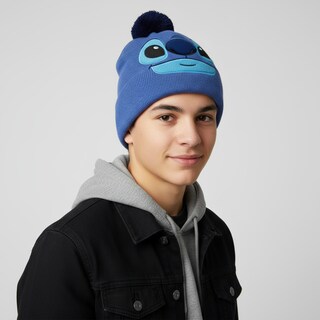 Foto 2 | Foto 2 | Gorro De Stitch Con Pompón Beanie Original