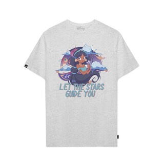Foto 1 | Foto 1 | Playera Princesas Hombre Mujer Gris Disney Original Let The Stars Guide You