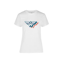 Playera De Mujer Wonder Woman - Logo Retro