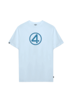 Playera 4 Fantásticos Hombre Mujer Azul Cielo Marvel Original Saved The City