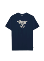 Playera 4 Fantásticos Hombre Mujer Azul Marino Marvel Original La Familia Fantástica