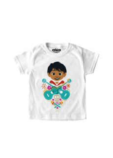 Foto 1 | Foto 1 | Playera Niño Coco Niño Niña Blanco Disney Pixar Original Miguel