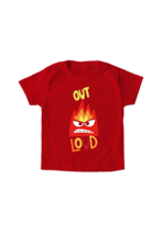Playera Niño Intensamente Niño Rojo Disney Original Out Loud