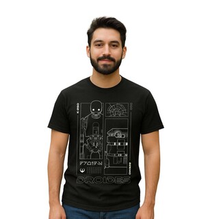 Foto 1 | Foto 1 | Playera Droides Unisex De Star Wars Andor Original Algodón