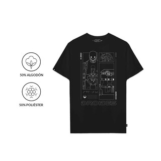 Foto 2 | Foto 2 | Playera Droides Unisex De Star Wars Andor Original Algodón