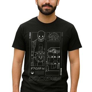 Foto 4 | Foto 4 | Playera Droides Unisex De Star Wars Andor Original Algodón