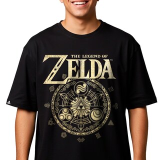 Foto 1 | Foto 1 | Playera Zelda Hombre Mujer Negro Twilight Hero Nintendo Oficial