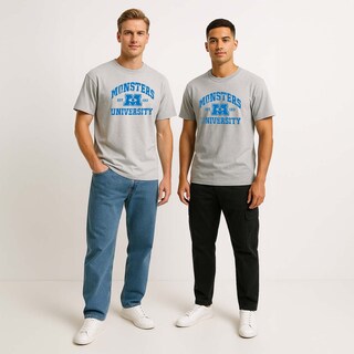 Foto 7 | Foto 7 | Playera Monsters University Hombre Mujer Gris Disney Pixar Original Est. 1313