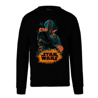 Foto 1 | Foto 1 | Sudadera Disney Halloween Hombre Mujer Negro Disney Original Star Wars