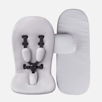 Paquete De Inicio Para Cochecito Mima Xari Color Blanco Piedra - Venta Internacional.