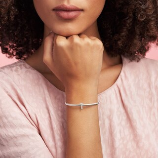 Foto 3 | Foto 3 | Pulseras Charm De Plata De Ley Con La Letra T De Pandora Para Moments - Venta Internacional.