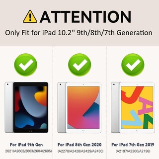 Foto 2 | Foto 2 | Funda Bmouo Para Ipad De 10 2 Pulgadas De 9.ª 8.ª Y 7.ª Generación A Prueba De Golpes Verde - Venta Internacional.