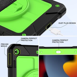 Foto 4 | Foto 4 | Funda Bmouo Para Ipad De 10 2 Pulgadas De 9.ª 8.ª Y 7.ª Generación A Prueba De Golpes Verde - Venta Internacional.