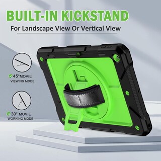 Foto 6 | Foto 6 | Funda Bmouo Para Ipad De 10 2 Pulgadas De 9.ª 8.ª Y 7.ª Generación A Prueba De Golpes Verde - Venta Internacional.