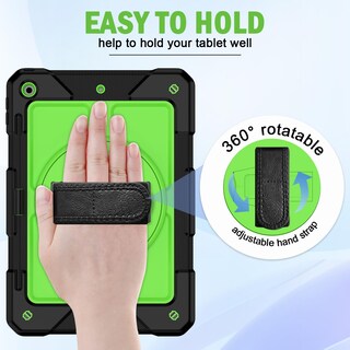 Foto 7 | Foto 7 | Funda Bmouo Para Ipad De 10 2 Pulgadas De 9.ª 8.ª Y 7.ª Generación A Prueba De Golpes Verde - Venta Internacional.