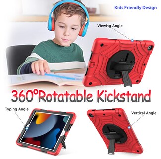 Foto 5 | Foto 5 | Funda Bmouo Para Ipad De 9ª 8ª Y 7ª Generación De 10 2 Pulgadas Con Correa - Venta Internacional.