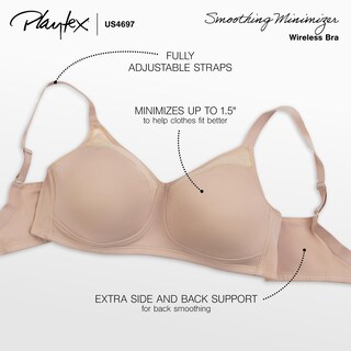 Foto 5 | Foto 5 | Minimizador Inalámbrico Bra Playtex Us4697 44ddd Color Blanco - Venta Internacional.