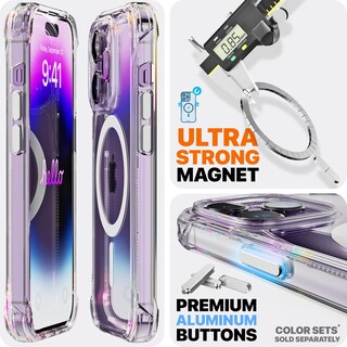 Foto 2 | Foto 2 | Funda Transparente Rebel Para Iphone 14 Pro De 6.1 Pulgadas Crystal Gen. 4 Magsafe - Venta Internacional.